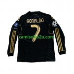 Camisolas de futebol Real Madrid Cristiano Ronaldo 7 Equipamento Alternativa 2011-2012 Manga Comprida